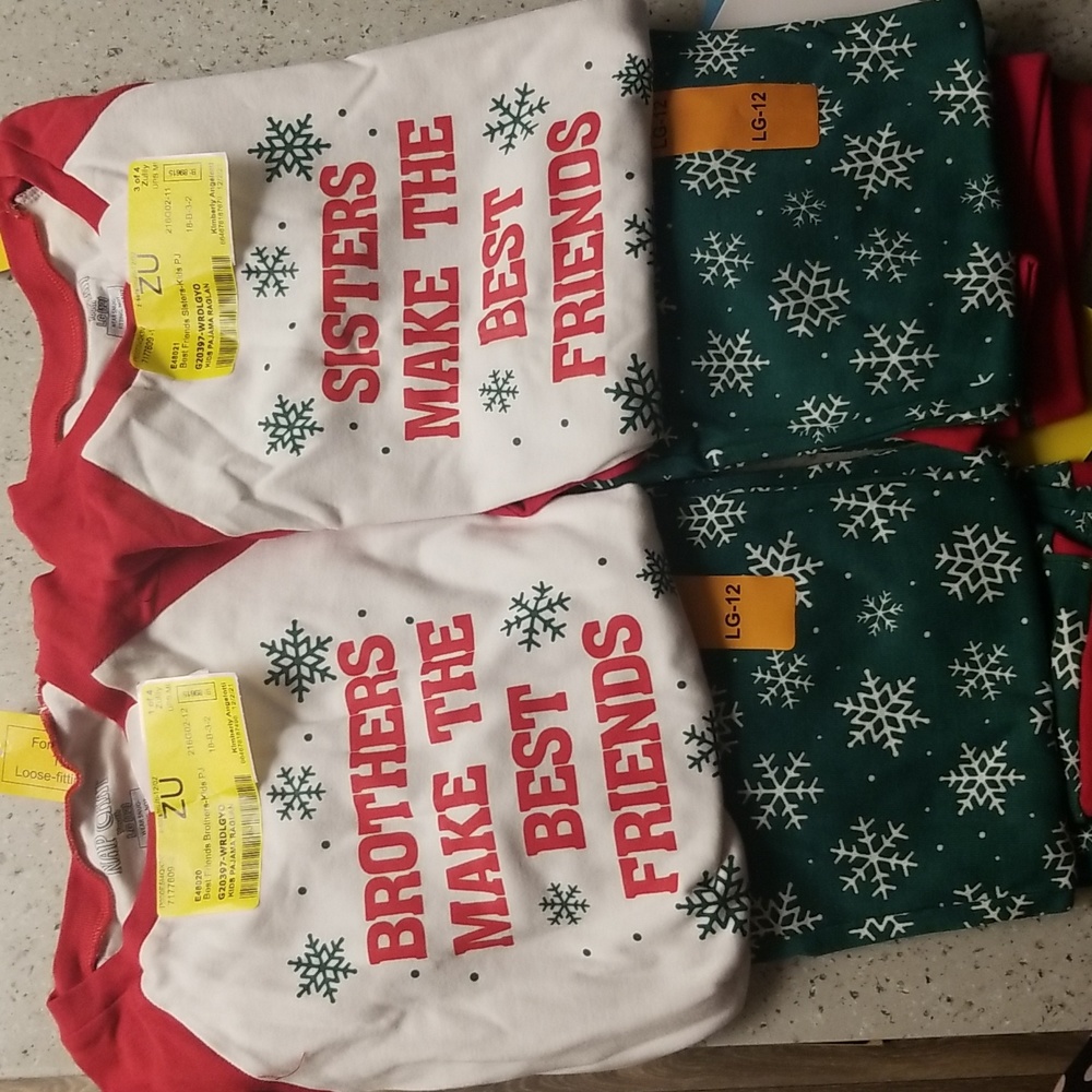 Holiday Sibling Pajamas